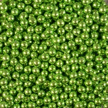 Посыпки "Шарики зеленые перламутровые" 2 мм 50г
